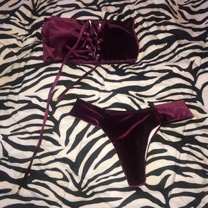 Velvet bikini